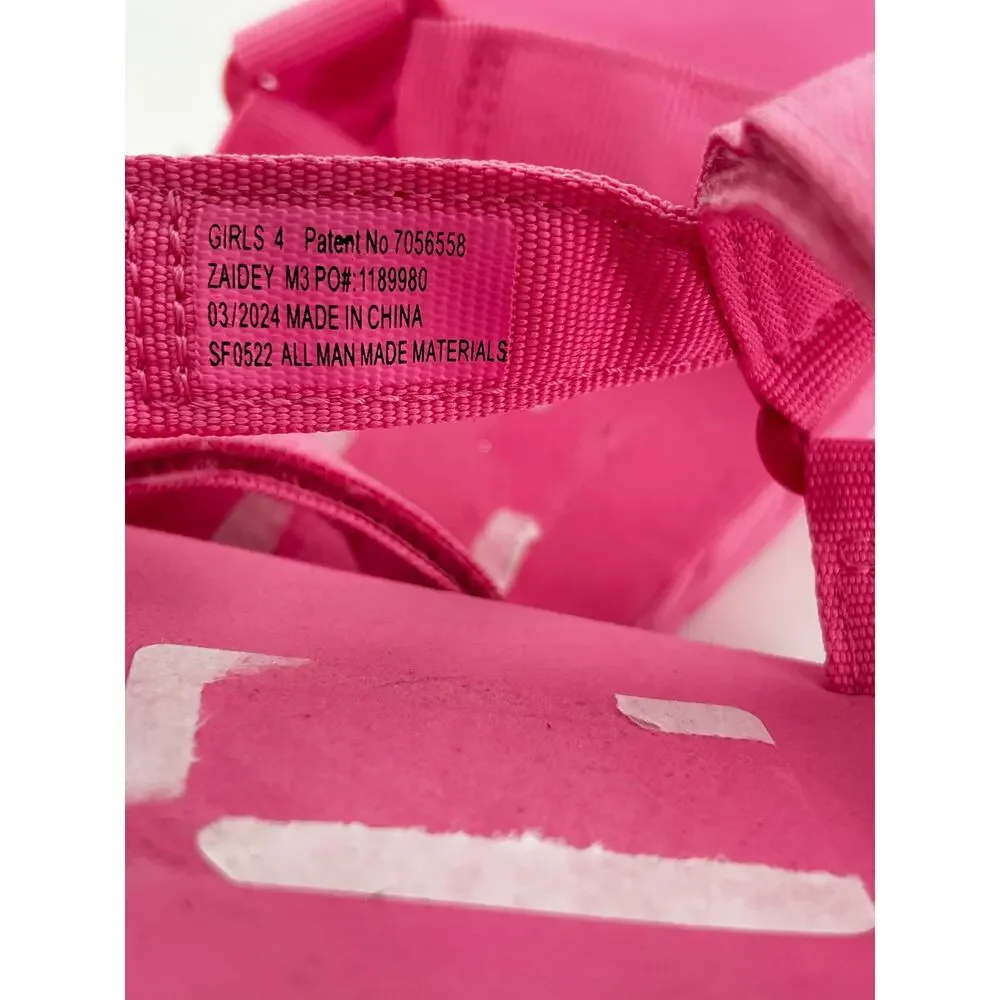 DV by Dolce Vita Girls Zaidey Sandal 4 Pink Platform Buckle Kids